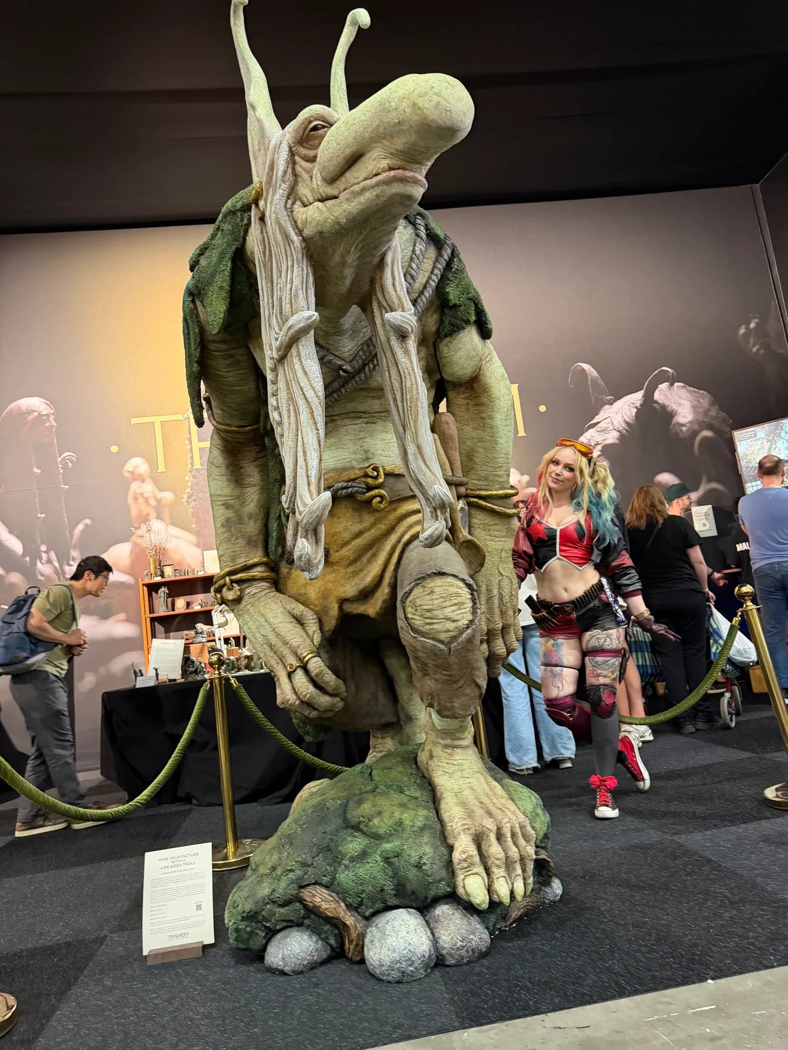 Visitors enjoying the TROLLHEIM experience at ComiCon